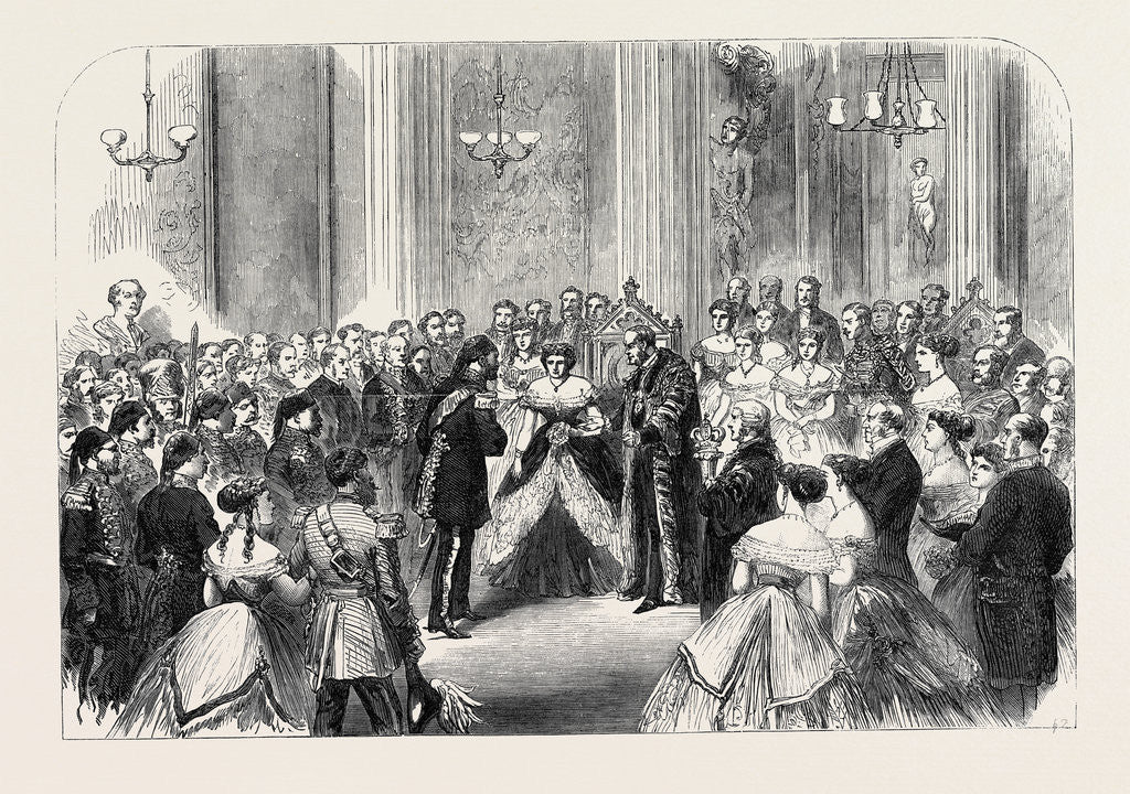 Detail of Reception of the Viceroy of Egypt by the Lord Mayor at the Mansion House London UK 1867 by Anonymous