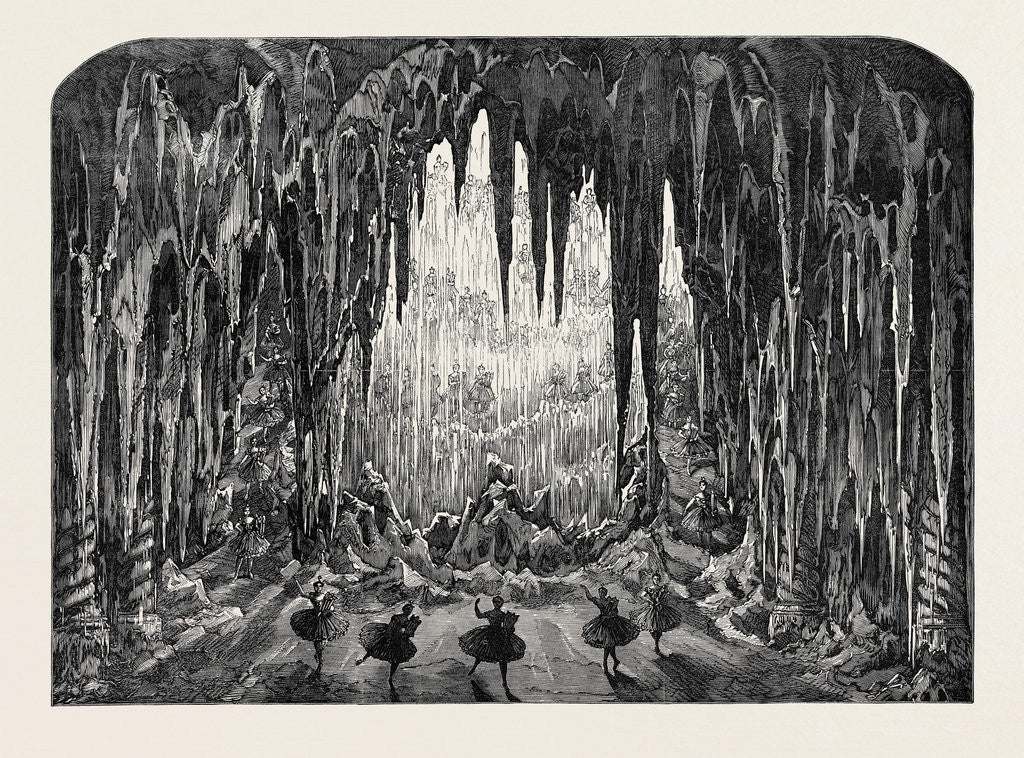 Detail of The Caverns of Ice at the Alhambra Leicester Square London UK 1867 by Anonymous