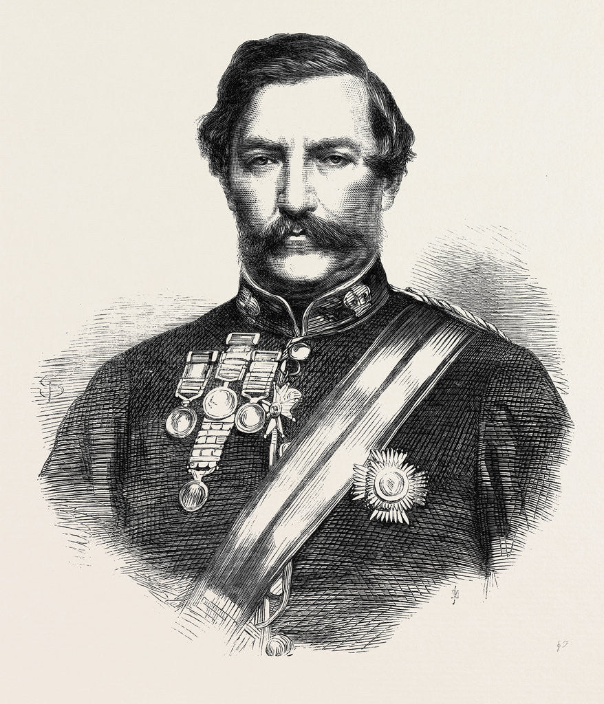 Detail of General Sir Robert Napier K.C.B. And G.C.S.I Commander of the Abyssinian Expedition 1867 by Anonymous