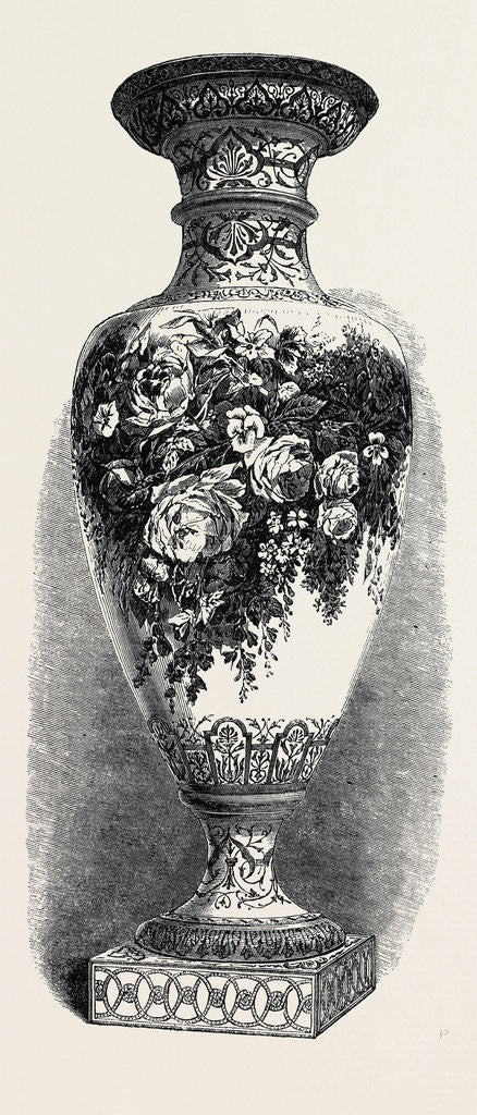 Detail of The Paris International Exhibition: Colossal Vase of Antique Form, France 1867 by Anonymous