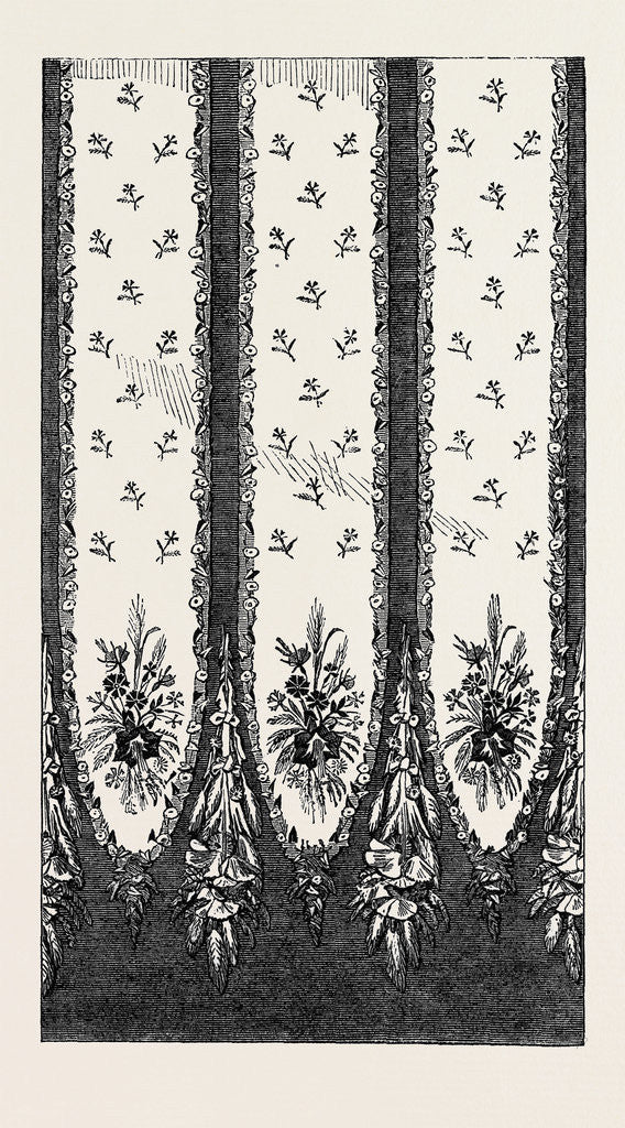 Detail of The Paris International Exhibition: Portion of a Silk Dress, France 1867 by Anonymous