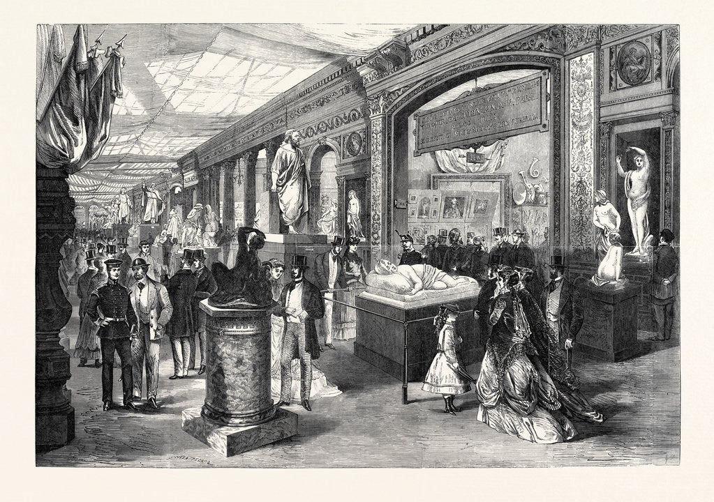 Detail of La Rue De Russie in the Paris Exhibition France 1867 by Anonymous