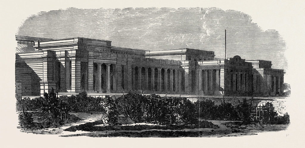 Detail of The Railway Station at Cawnpore 1867 by Anonymous