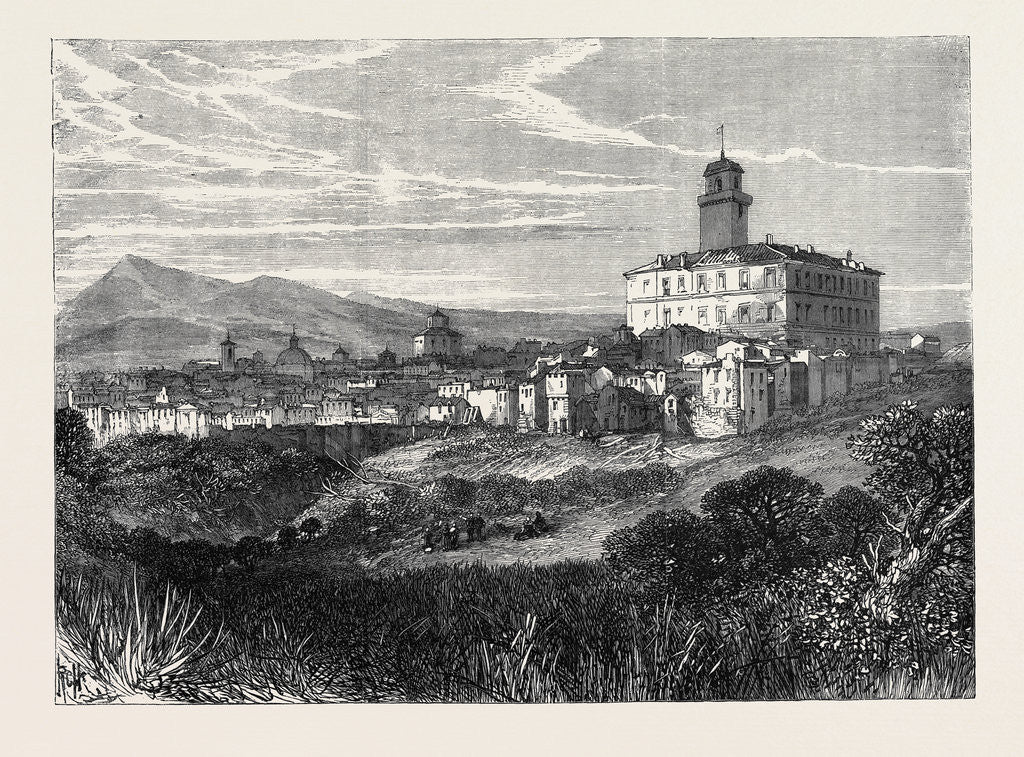 Detail of Monte Rotondo Near Rome the Last Position of Garibaldi Italy 1867 by Anonymous