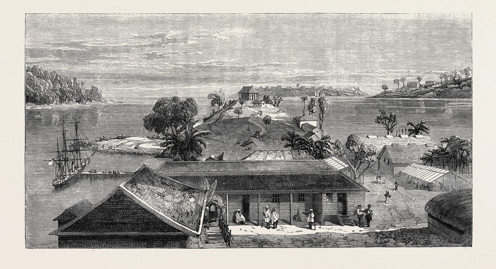 Detail of Port Blair South Andaman Island Bay of Bengal 1867 by Anonymous