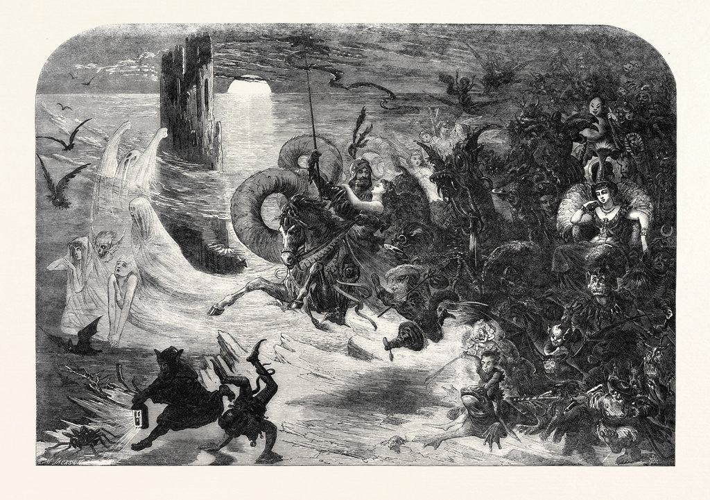 Detail of The Return of Story Time, 1867 by Anonymous