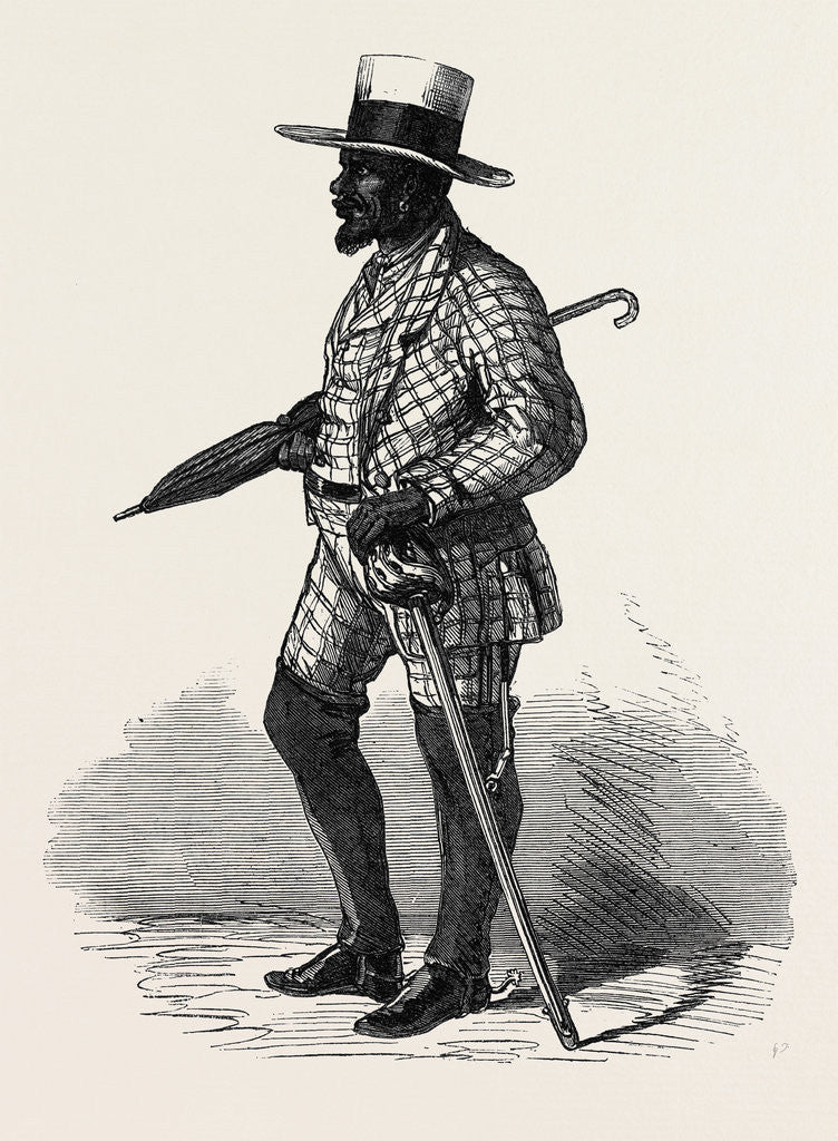 Detail of Captain Adam Kok Chief of the Griquas South Africa 1867 by Anonymous