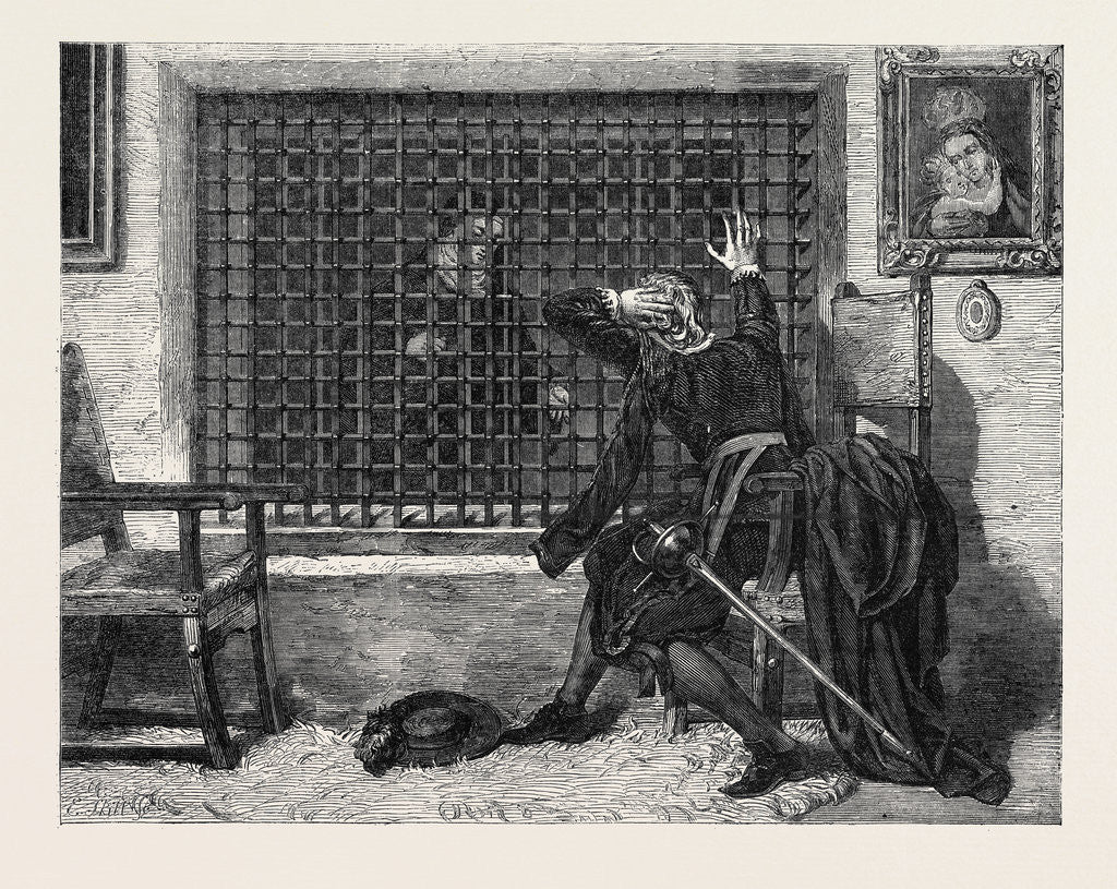 Detail of Farewell for Ever, the International Exhibition 1862 by Anonymous