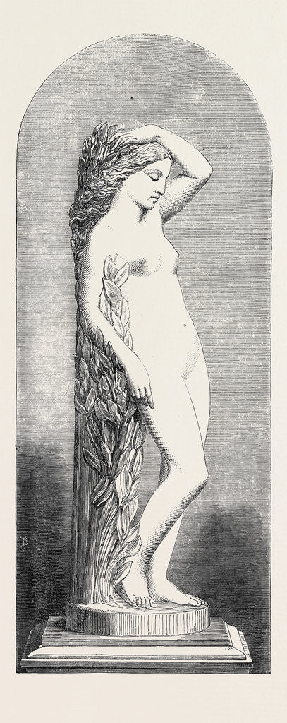 Detail of Daphne Marble Statue, the International Exhibition 1862 by Anonymous