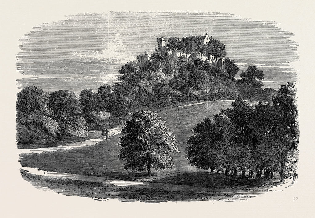 Detail of The Queen's Visit to Germany: Kallenberg Near Cobourg the Duke's Hunting Chateau 1862 by Anonymous