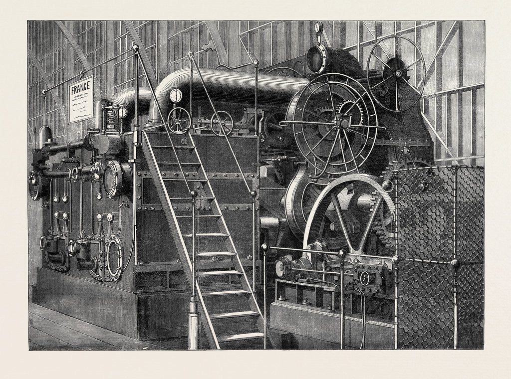 Detail of The International Exhibition: Marine Engines of the Mediterranean Forging Company 1862 by Anonymous