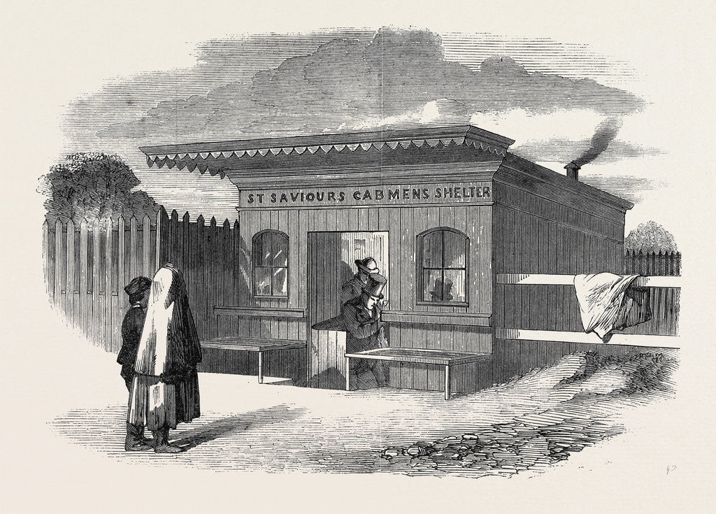 Detail of St. Saviour's Cabmen's Shelter Upper Brook Street Manchester 1862 by Anonymous