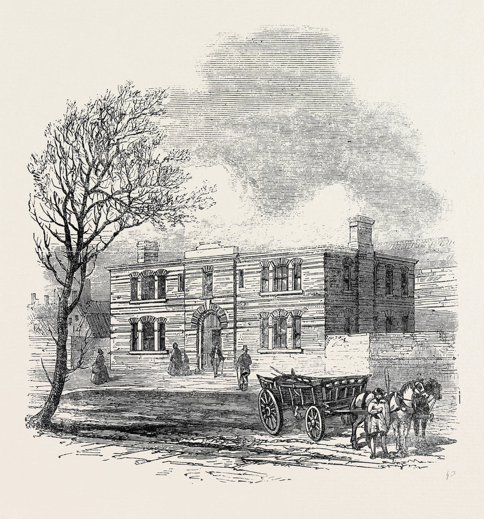 Detail of Offices Attached to the Agricultural Hall Islington 1862 by Anonymous