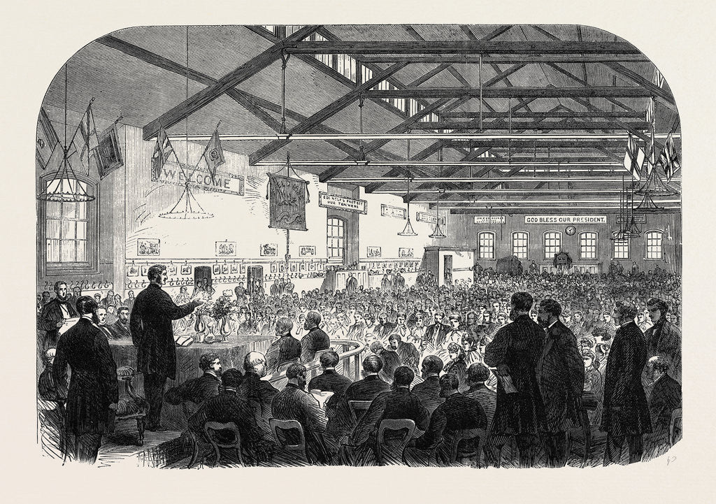 Detail of Opening of the New Building of the Field-Lane Refuge and Ragged School 1866 by Anonymous