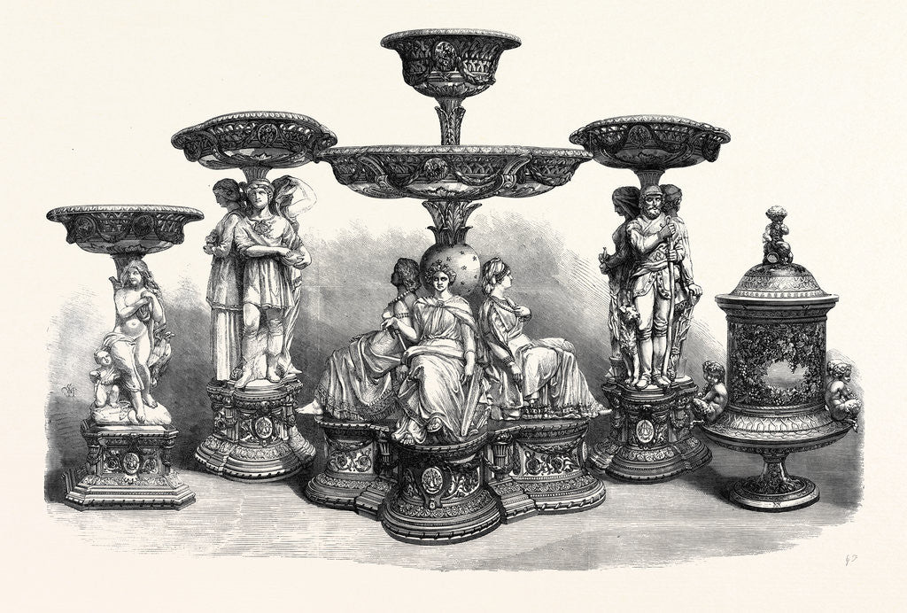 Detail of Dessert Service for the Prince of Wales 1866 by Anonymous