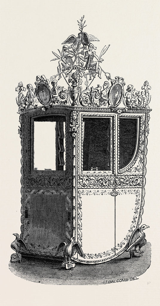 Detail of Sedan Chair of the Grand Dukes of Tuscany by Anonymous