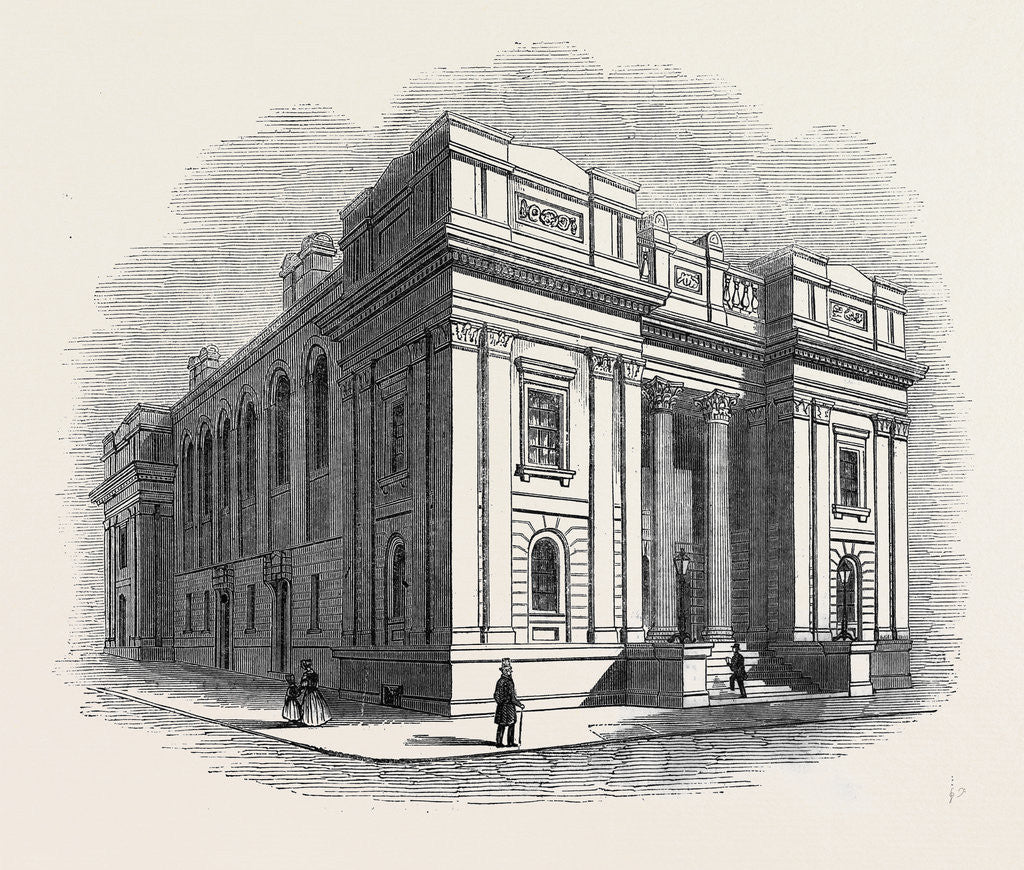 Detail of The Nottingham Mechanics' Institute. by Anonymous