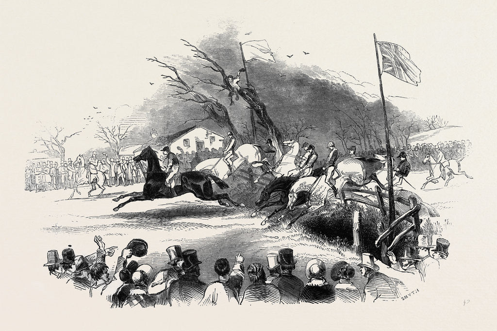 Detail of The Liverpool Grand Steeple Chase by Anonymous