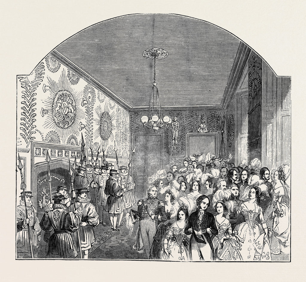 Detail of The Guard-Room, St. James's Palace. by Anonymous
