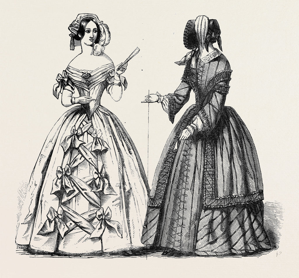 Detail of Fashions for April by Anonymous