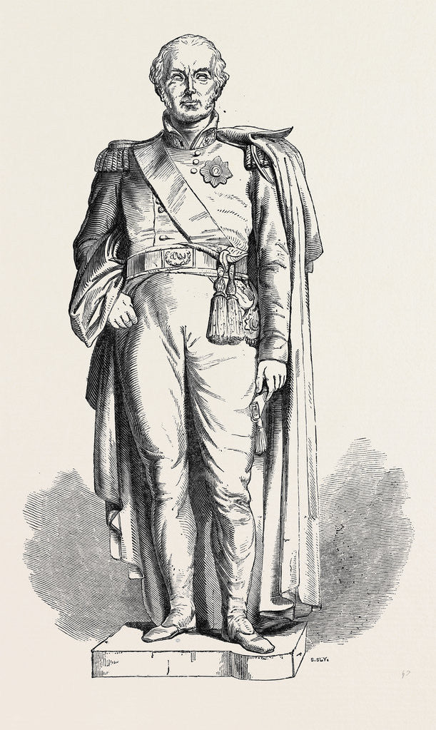 Detail of Statue of Sir Charles Metcalfe by Anonymous