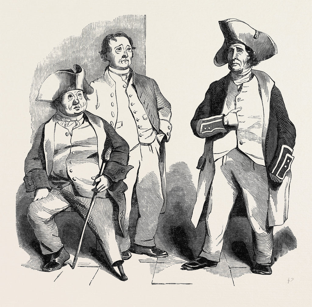 Detail of Joseph Burgin, James Connell, George French by Anonymous