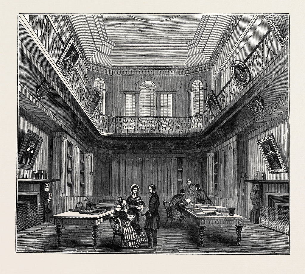 Detail of The New Record Room, Heralds' College by Anonymous