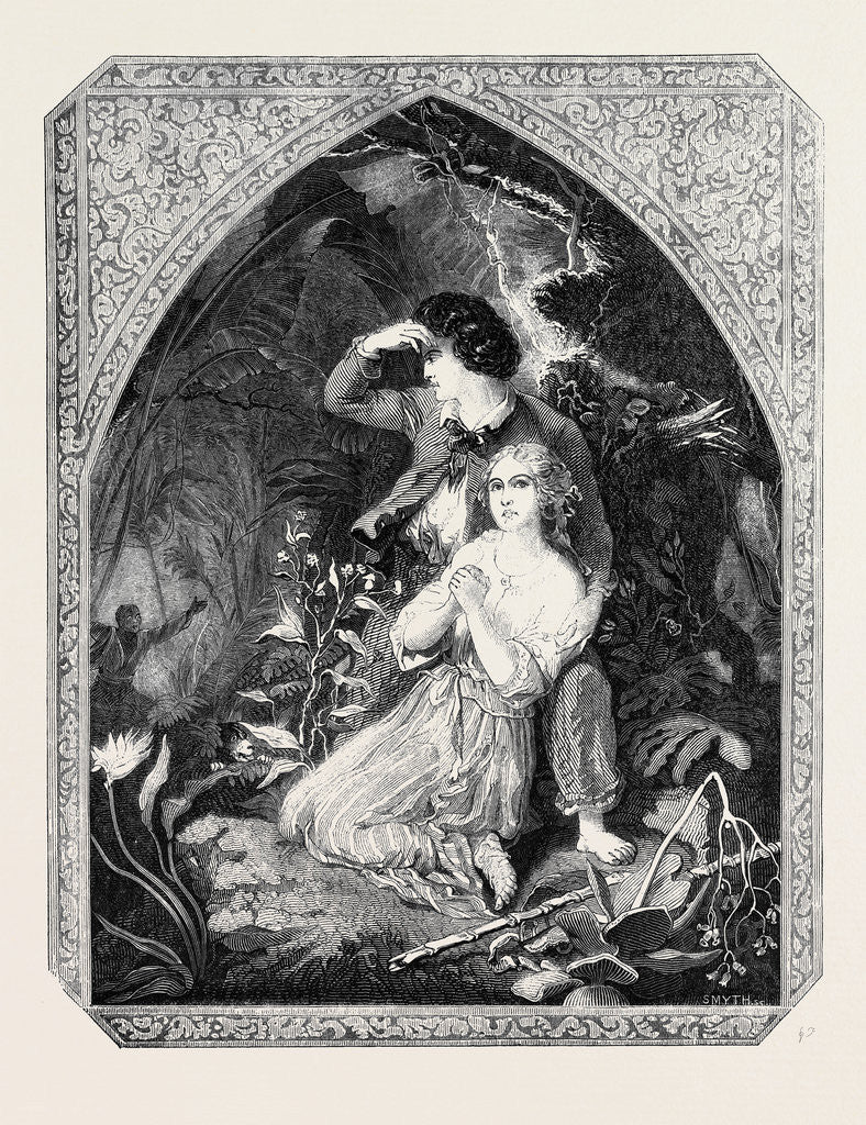 Detail of Paul and Virginia. by Anonymous