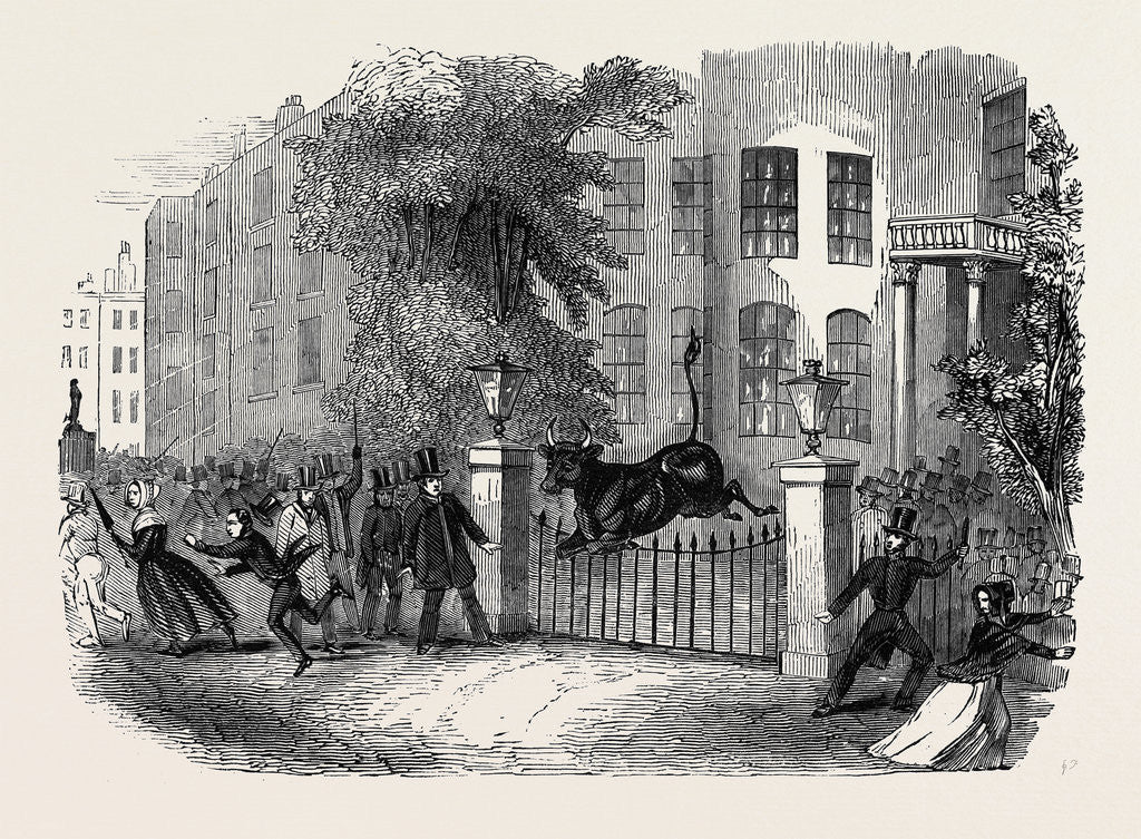 Detail of Scene in Privy Gardens, Whitehall, on Sunday Last. by Anonymous