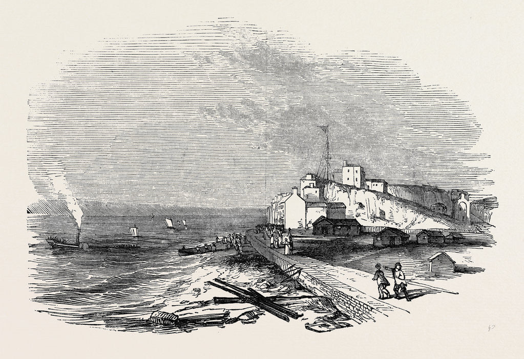 Detail of Wreck of the Waterman Steamer, Off Hastings by Anonymous