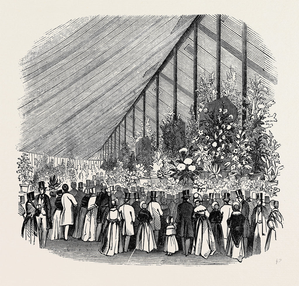 Detail of Principal Tent, Royal Botanic Society's Fete by Anonymous