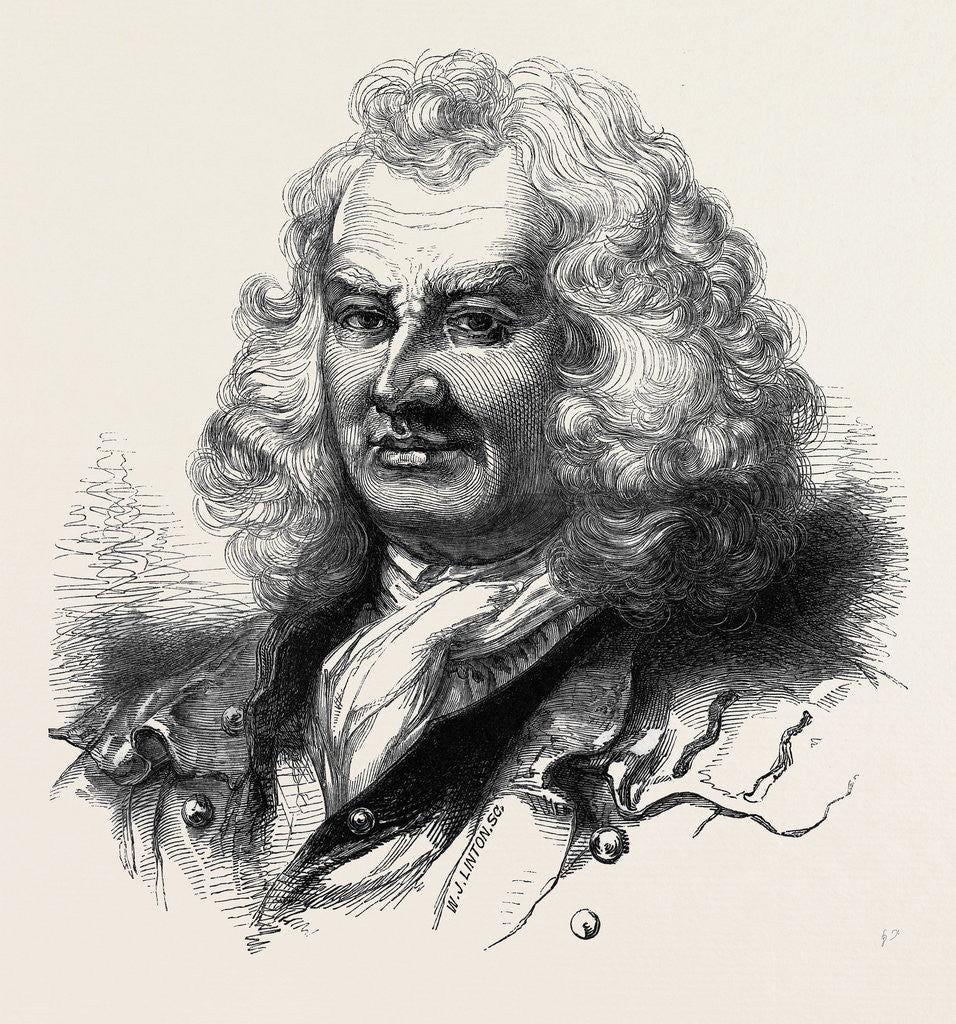 Detail of Portrait of Captain Coram, from Hogarth's Picture. by Anonymous