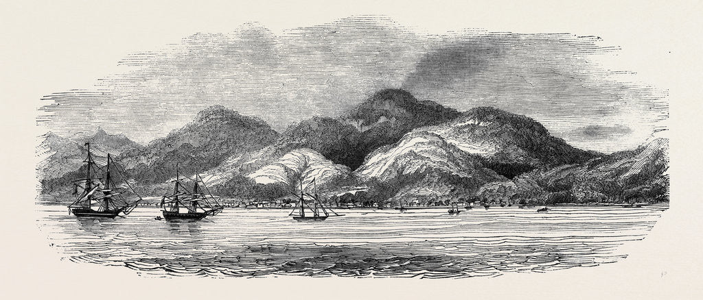 Detail of The City of Hayti, Haiti by Anonymous