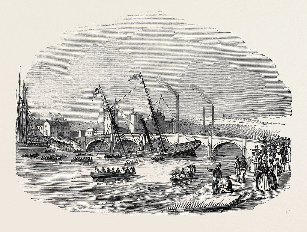Detail of Wreck of the Severn Steamer, Newport-Bridge. by Anonymous