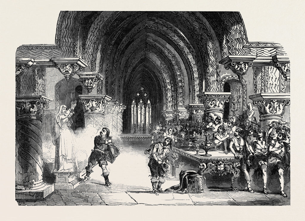 Detail of Fornasari's Benefit, Scene from the Opera of Zampa, at Her Majesty's Theatre by Anonymous