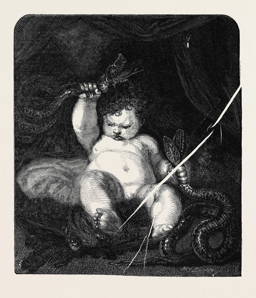 Detail of Infant Hercules by Anonymous