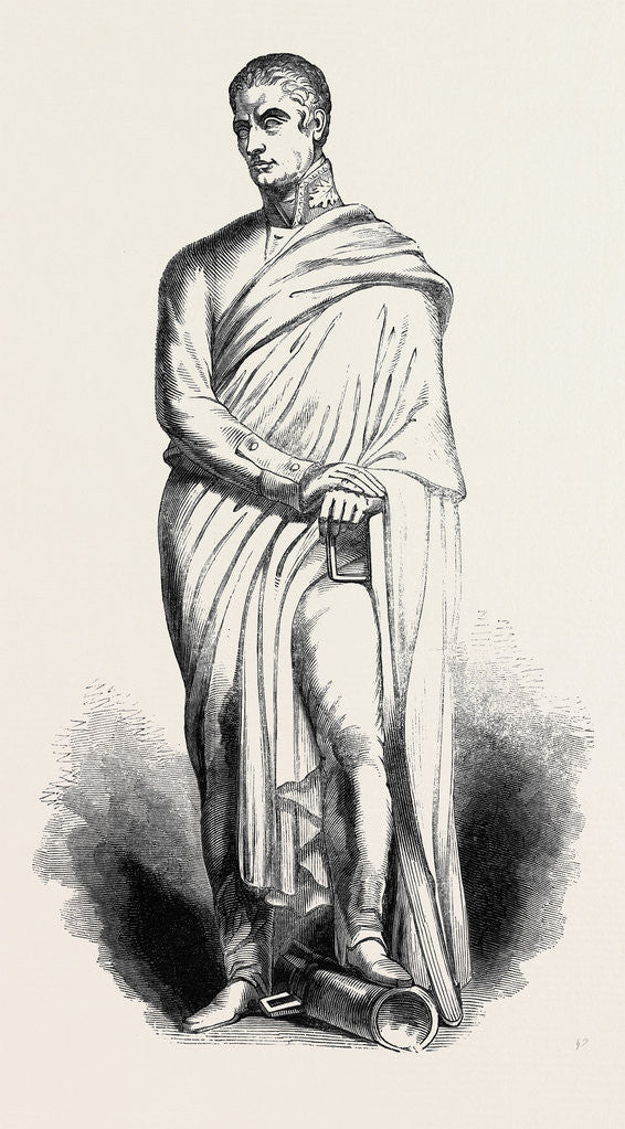 Detail of Colossal Statue of the Late Duke of Gordon, at Aberdeen by Anonymous