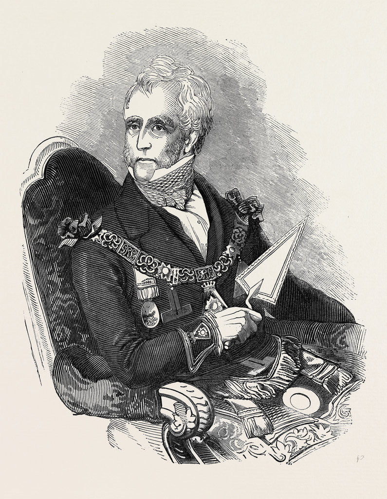 Detail of The Earl of Zetland by Anonymous