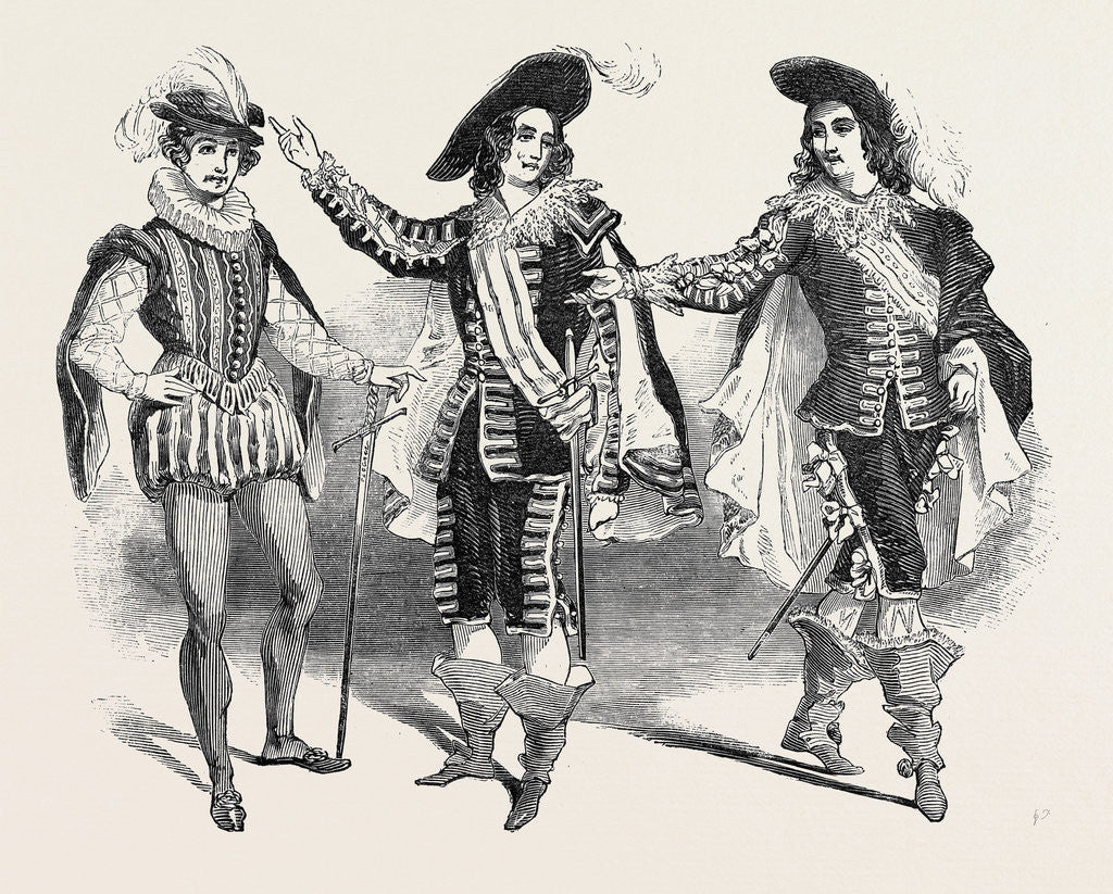Detail of Page., Temp, Hen. IV., France; Runner, Temp. Chas. I; Page., Temp., Chas. II; Eton Montem 1844 by Anonymous