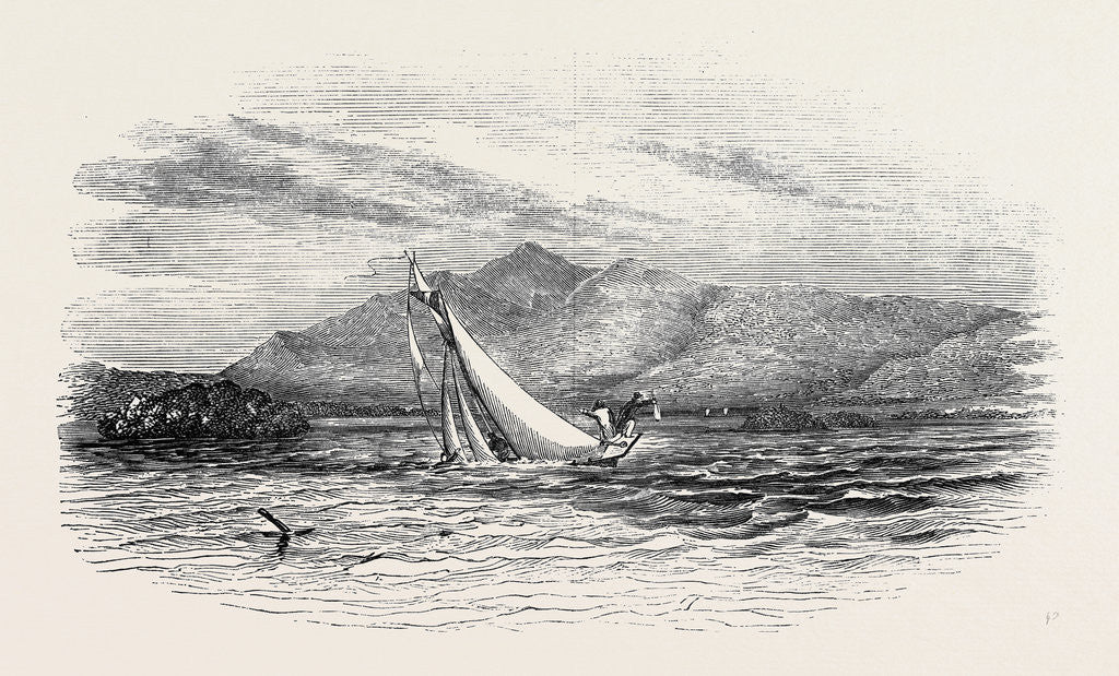 Detail of Yacht Accident on Derwen Water by Anonymous