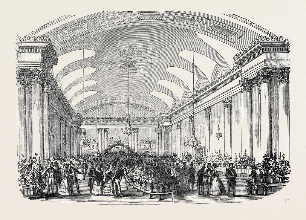 Detail of The Royal Devon and Cornwall Botanical and Horticultural Society's Show, Assembly Room, Plymouth. by Anonymous