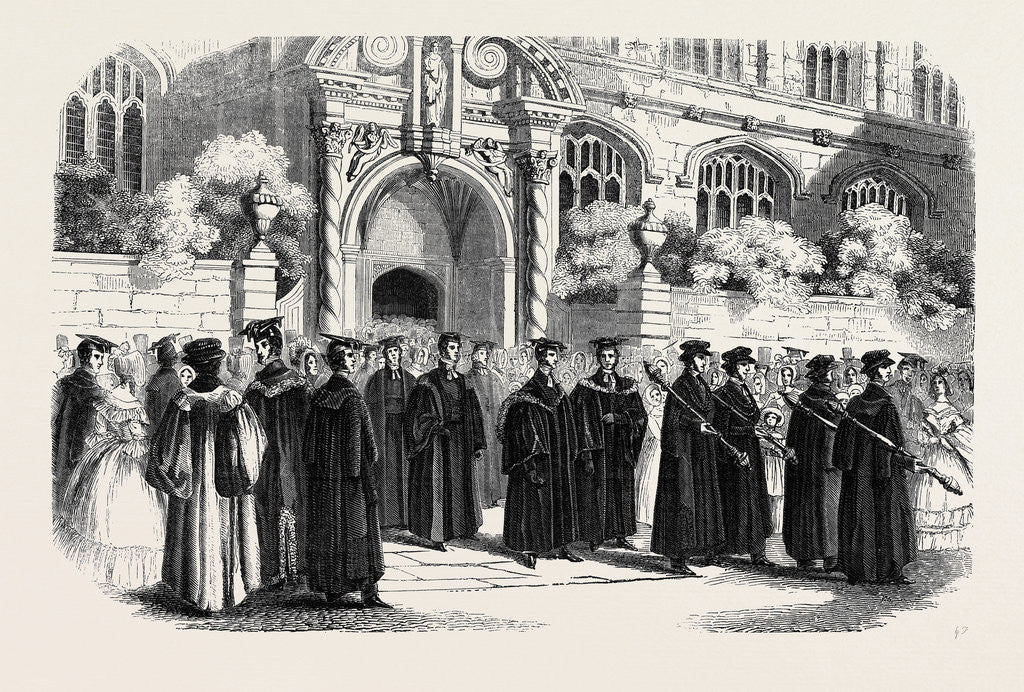Detail of The Procession from St. Mary's. by Anonymous