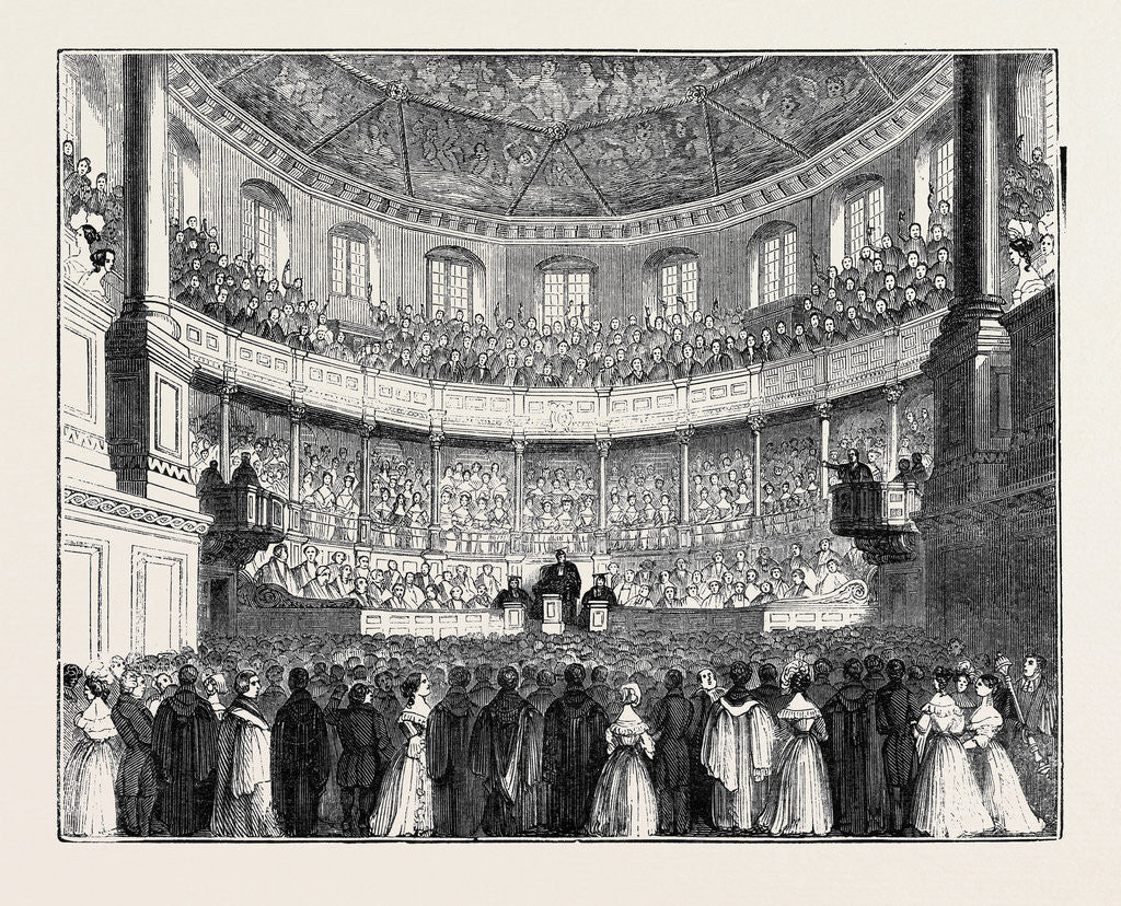 Detail of The Convocation in the Theatre by Anonymous