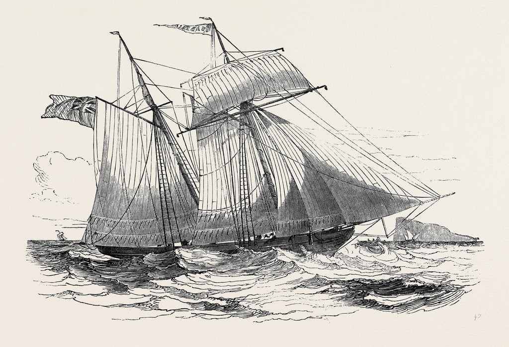 Detail of Fruit Schooner. by Anonymous