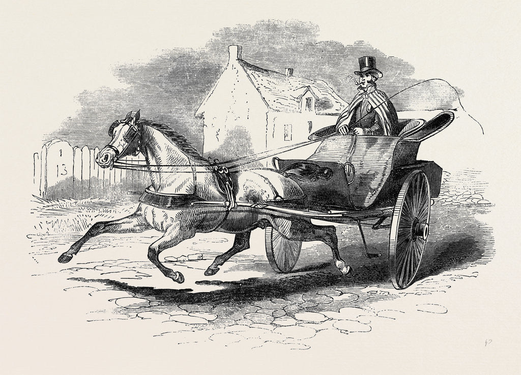 Detail of Abstract Express from Paris to Boulogne; the Overland Indian Mail by Anonymous