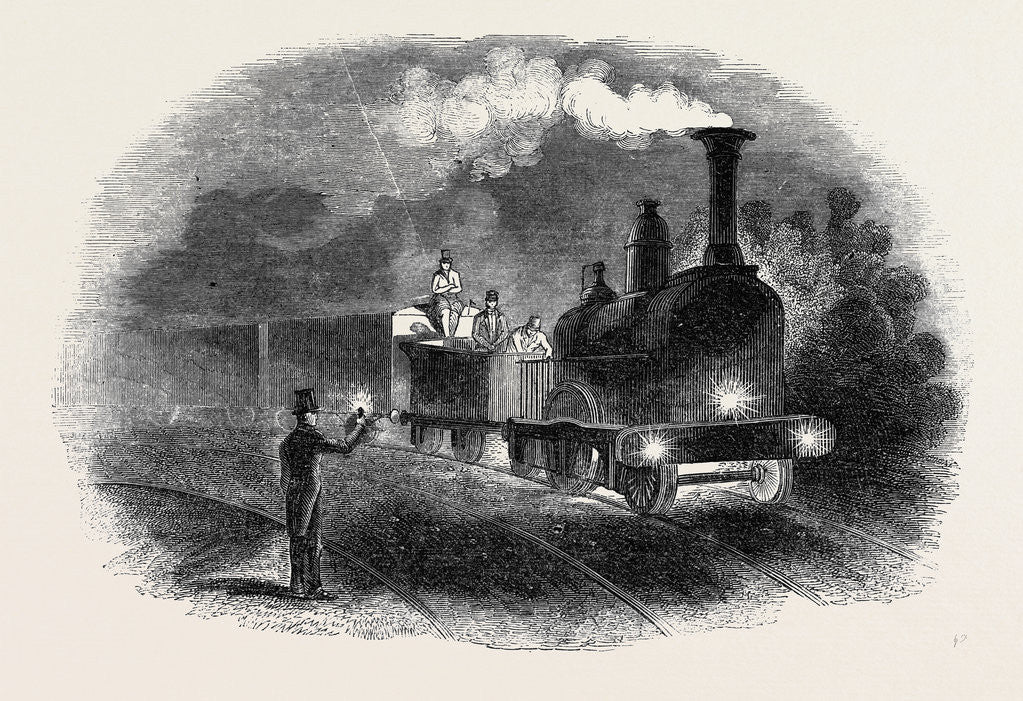 Detail of Express Train with the Mail Signals by Anonymous