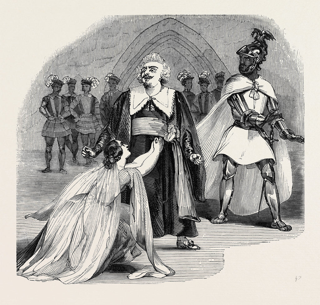 Detail of Scene from the Opera of Otello, at Her Majesty's Theatre. by Anonymous