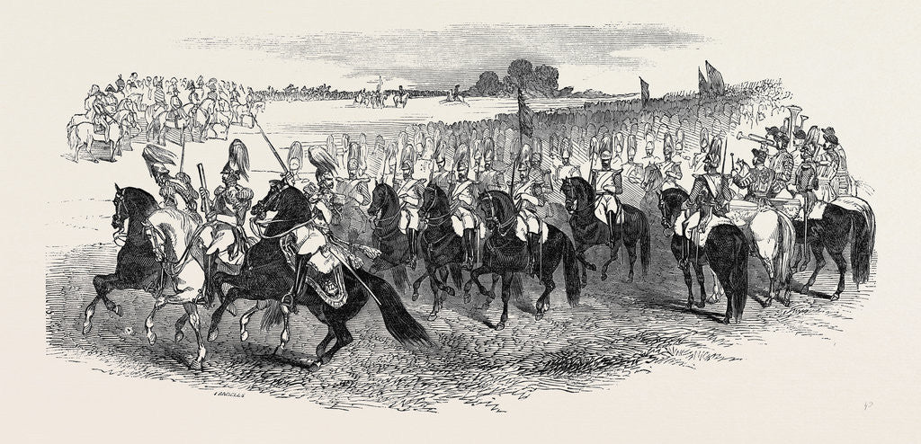 Detail of Grand Review in Hyde Park by Anonymous