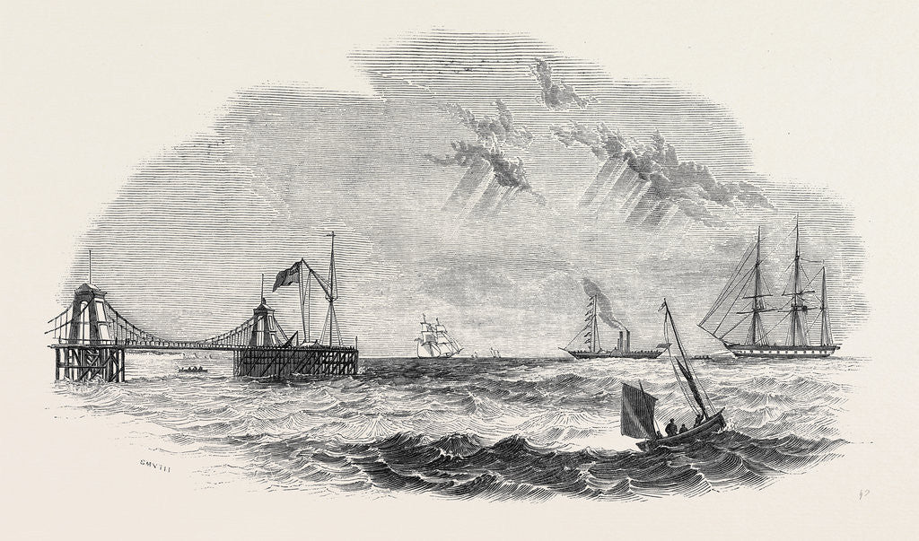 Detail of The John O'Gaunt Being Towed to Destruction by Anonymous