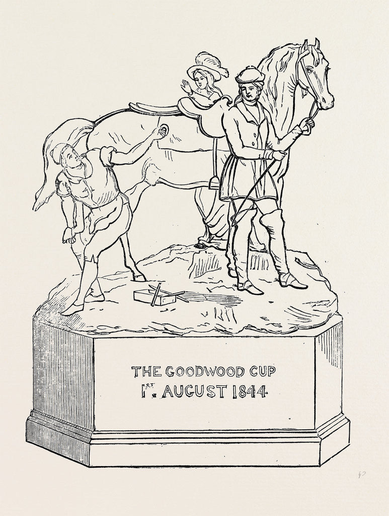 Detail of First Prize, the Cup; Goodwood Races 1844 by Anonymous